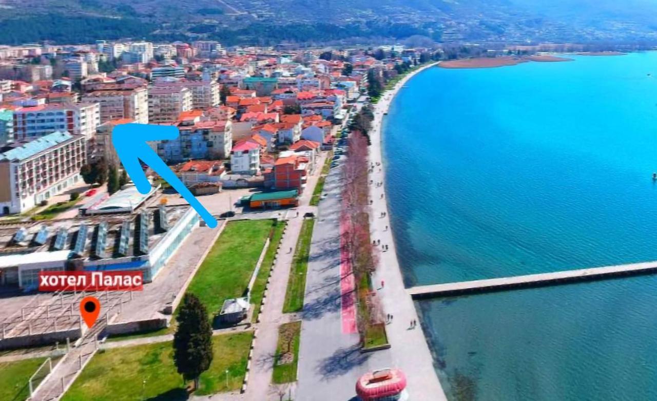 Central Lakeside Apartment Ohrid Bagian luar foto